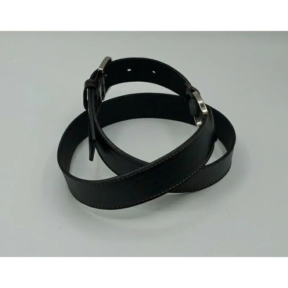 Francesco Biasia Women\'s Black Genuine Leather Belt Size Med Made in Italy main image 6